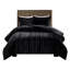 Édredon en fausse fourrure mini très grand / très grand, noir, style chaud et chic, mode douillette-127242545-127242549