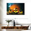 Citrouilles d'Halloween souriant