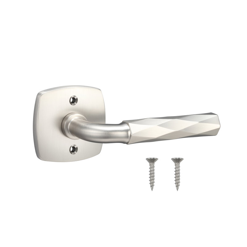 Forma Dummy Rosette, Vertex Grip, Satin Nickel