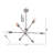 Kinman Modern 6-Light Sputnik Chandelier-29552782