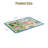 Velvet Multi-Color Area Rug Non-Slip & Soft, Kids Play Rug Non-Slip&Soft for Kids Room Playroom