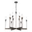 Lilium Chandelier - 12-Light - Vintage Platinum-1516805182