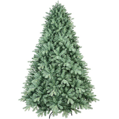 4FT Christmas Tree With 592 PE+PVC Tips – Unique Full-Bodied Tree With Hinged Branches, Easy Assembly, Stable Metal Stand, Eye-Catching Holiday Decor