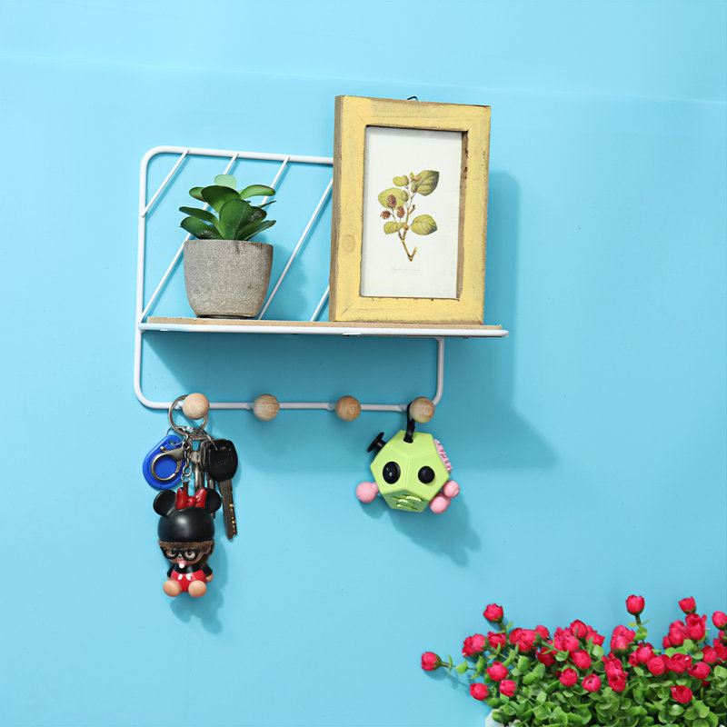 Almeeta Floating Shelf, 12cm H x 24.5cm W x 18.7cm D, White