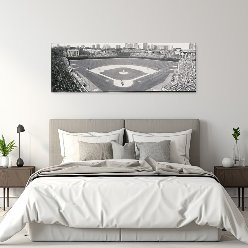 États-Unis, Illinois, Chicago, Cubs, baseball, art mural contemporain, H 60 po x l 20 po