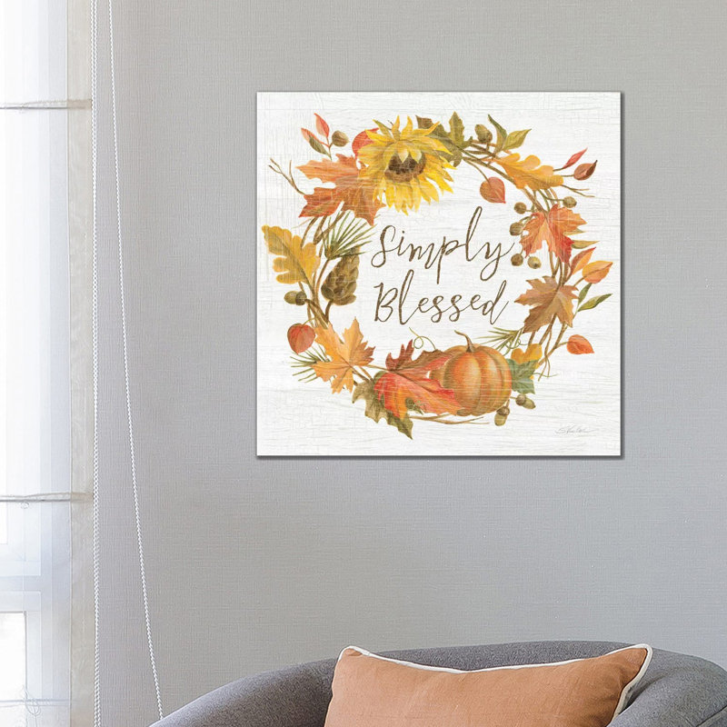 «Fall Splendor VI» par Silvia Vassileva, impression, Pas de tapis, H 26 po x l 26 po x P 1,5 po, Toile tendue