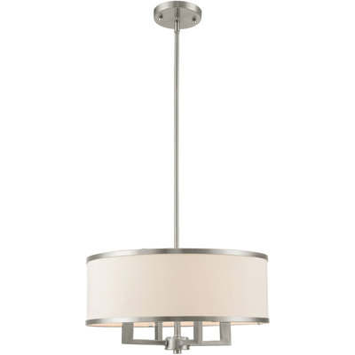 4 - Light Drum Chandelier
