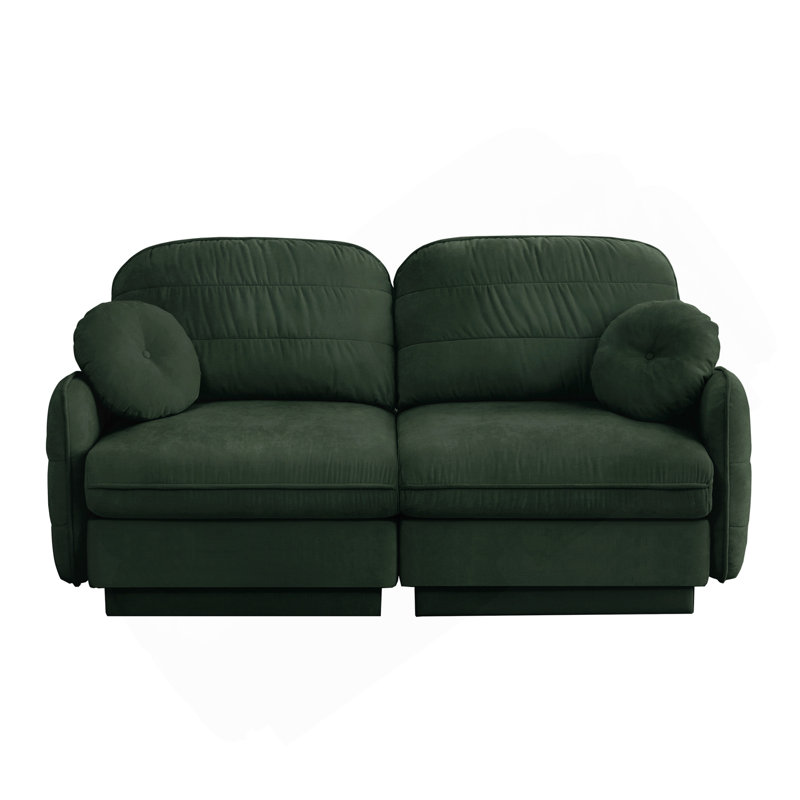 Canapé Chenille Cloud, Vert