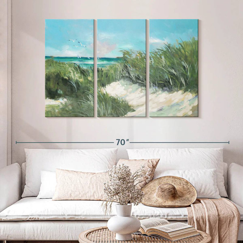 Gillard Beach Coast Grass, 32" H x 50" W