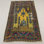 Vintage Turkish Prayer Rug in Yellow - Modern Minimalist Wool Accent Gift Rug