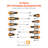 12-Piece Magnetic Screwdriver Set 5 Phillips 5 Flat Head Tips Magnetizer Tool
