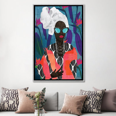 " Modern Turban Woman V " by Nikki Chu