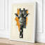 Giraffe Geometry Modern - Wrapped Canvas-1482170935-1482170924