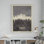 « philadelphia pennsylvanie horizon gray », impression sur toile tendue