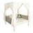 Elegant Outdoor Sunbed With Pillows & Cushions - Water-, Comfortable, Versatile For Relaxing, Rope Weaving Patio Canopy High Comfort Level, Weaving, 70.9" H X 57.5" W D, For Relaxing Outdoors-2010124899