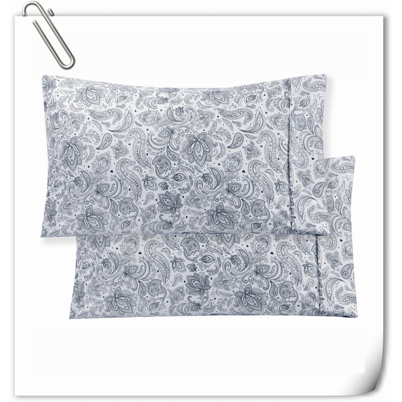 Ensemble de draps 6 pièces Quilts, Elegant Comfort, Marine cachemire