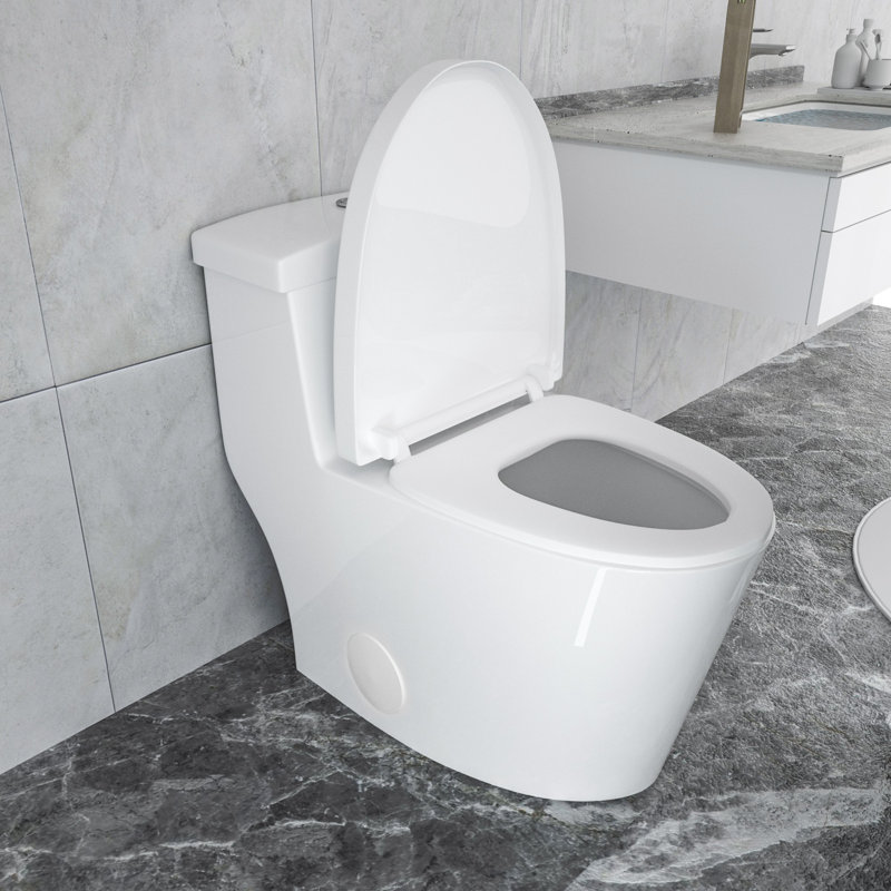 Toilette allongée une pièce 1,28 GPF (siège inclus), Haut