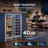 Simzlife 23.5'' W 21 Bottles and 88 Cans 4.65 Cu Ft (Dual Zone) Wine and Beverage Refrigerator - Freestanding/Built-In/Under Counter Cooler with Tempered Glass Door & Reversible Handle-123245394