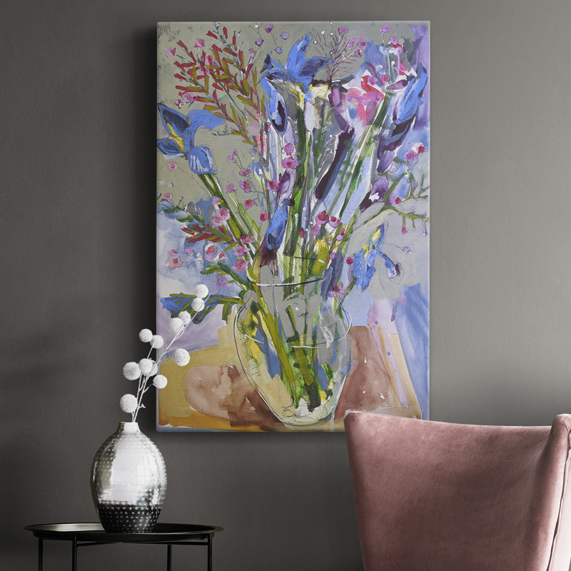 «Mane Spring Flowers», impression sur toile tendue, L 12 po x H 18 po