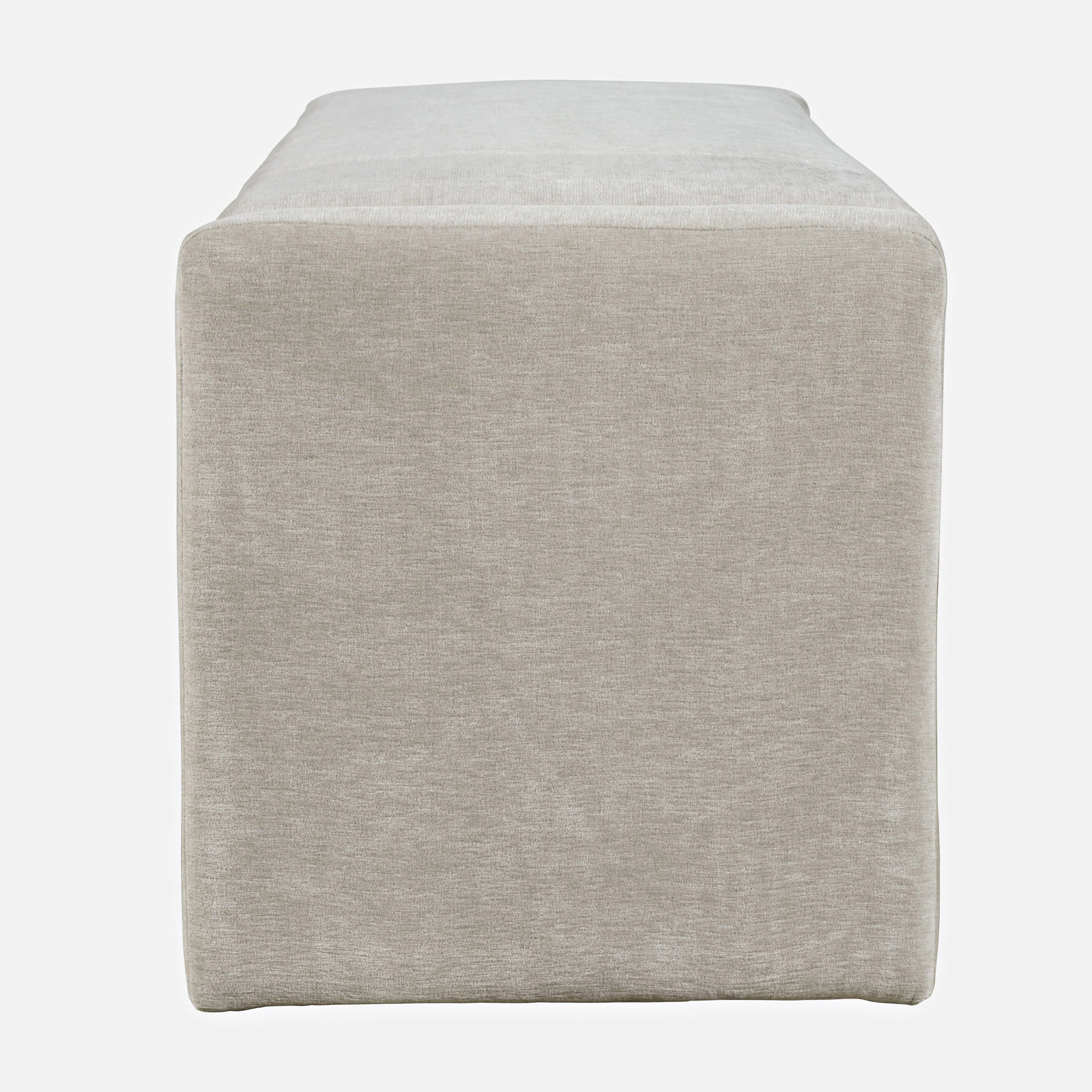 Sharpay Upholstered Storage Bench, Braun Gray