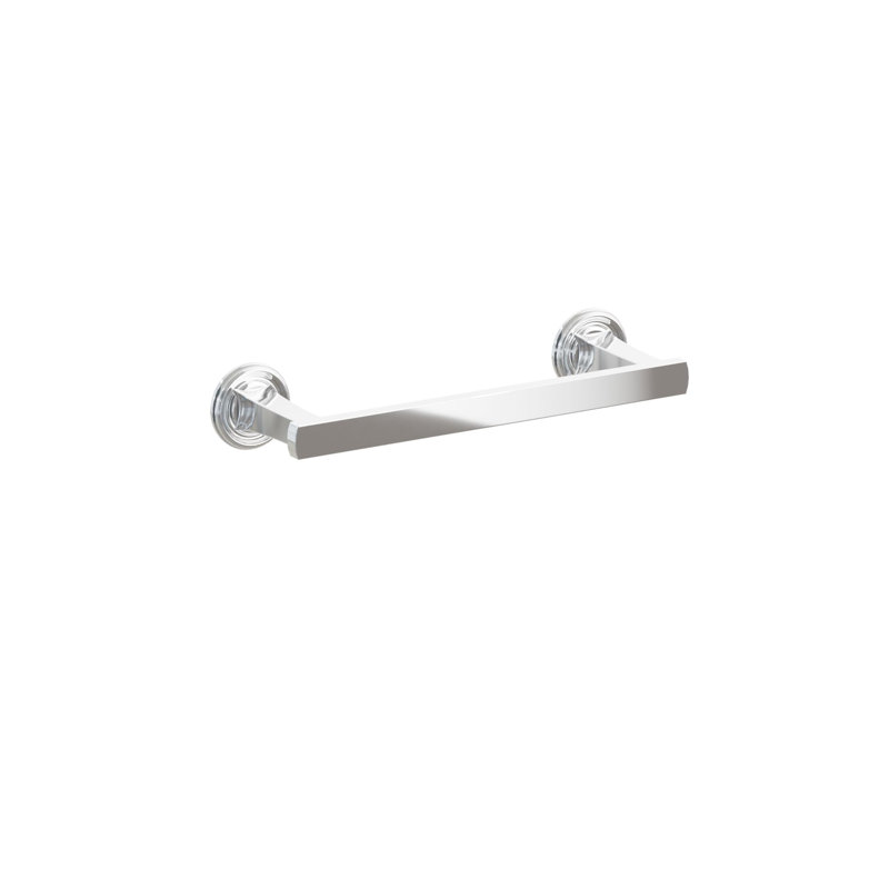 Porte-serviettes Emtek, Chrome poli, H 1,625 po x L 10,375 po x P 3,125 po