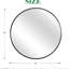 Metal Round mirror
