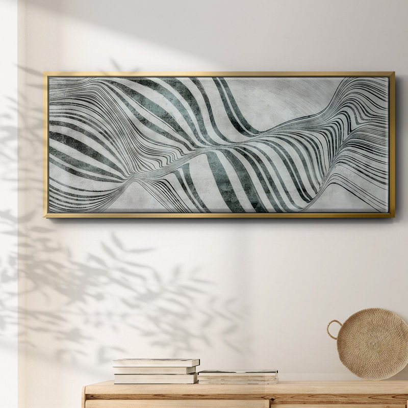 Forme de bulle - Framed Canvas, 8" H x 20" W