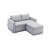 Gerlisa Upholstered 34.25 " Linen Sofa Bed-1012924269