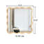 Miroir ondulé en bois massif-482910361-482910362-483751756