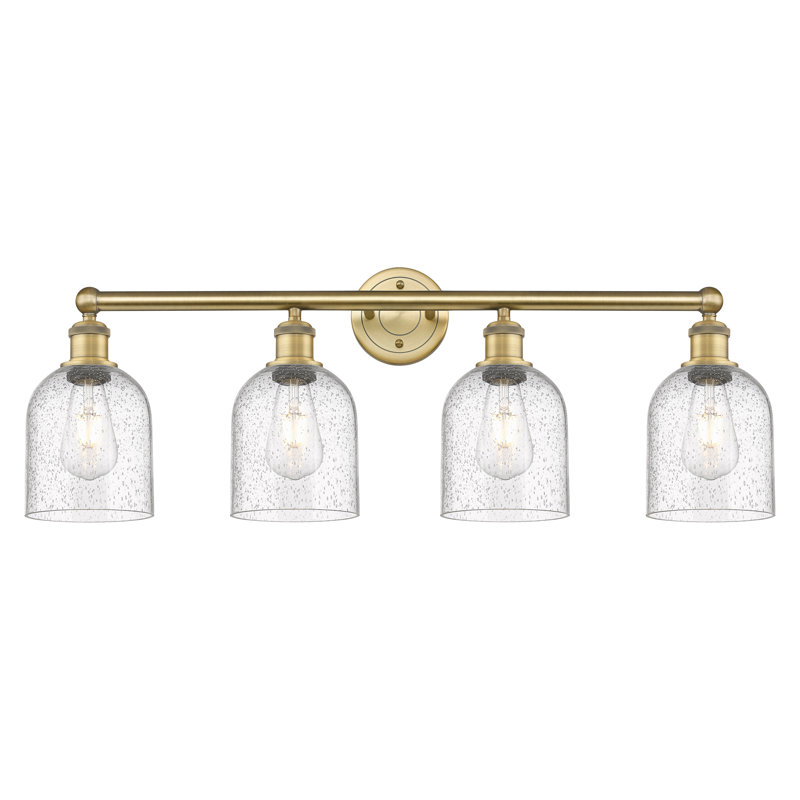 Odaniel 4 - Light Dimmable Vanity Light, Seedy, Brushed Brass