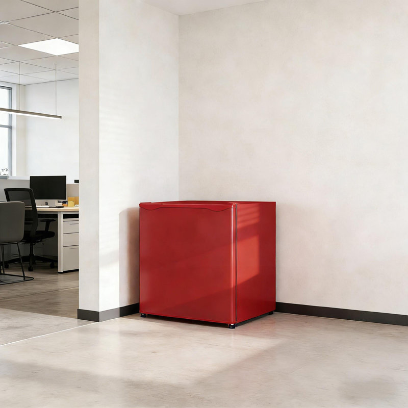 Portable Freezer,Compact Upright Freezer,Stylish Mini Freezer, Red