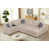 Chenille beige sélectionné