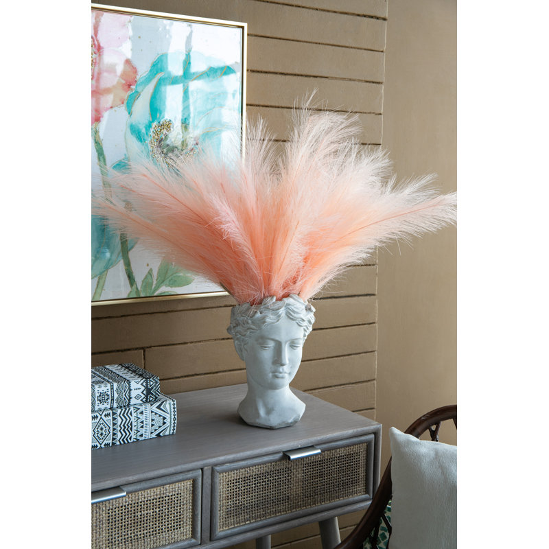 Jardinière en ciment de style grec - Décoration de jardin intérieur et extérieur, P 7 po x 11 po
