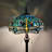 Harre Tiffany Floor Lamp Stained Glass Dragonfly Metal Base LED Bulbs Included 64"H*16"W*16"D