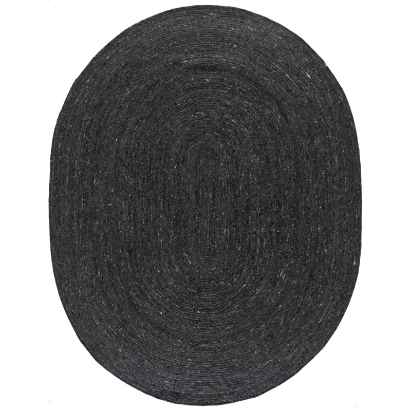 Tapis en laine / coton tissé à la main Coleman, Ovale 8 pi x 10 pi