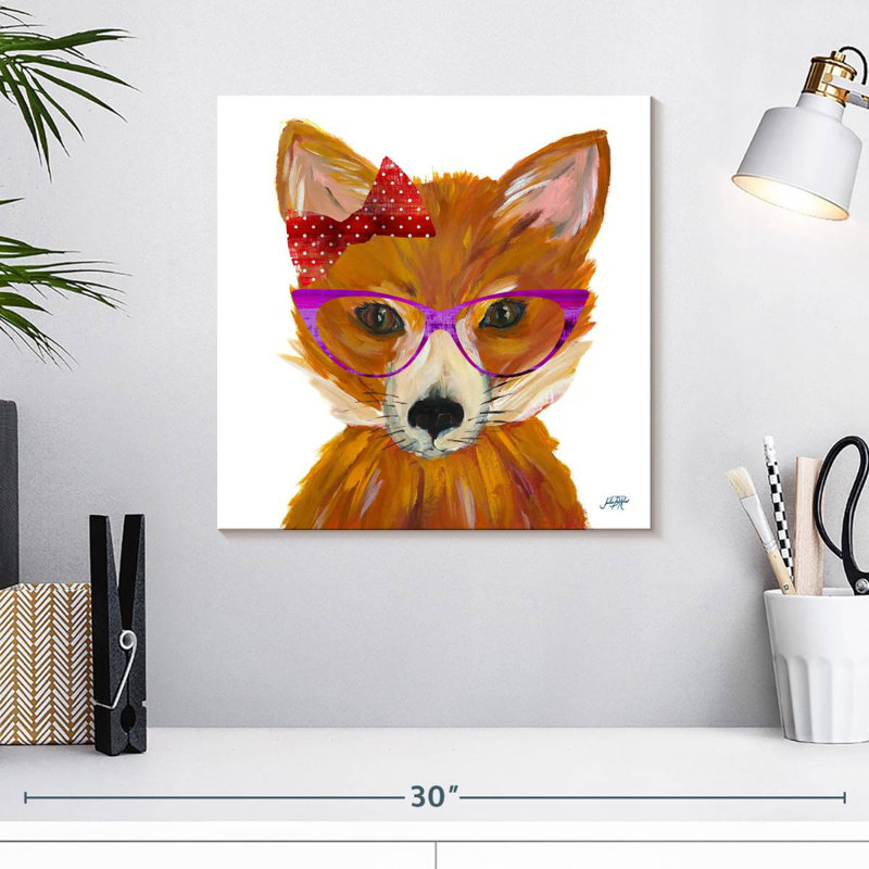 Ashelle Très Foxy, H 16 po x l 16 po
