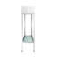 Meuble-lavabo autoportant Pierre de 19 po avec tablette ouverte et cadre en métal chromé-93021124
