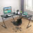 Humph L-Shaped Metal Base Writing Desk-84705838