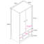 Kaitlin 2 Door Manufactured Wood Wardrobe-1907454675