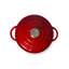 Cocotte en fonte antiadhésive ronde-41179187