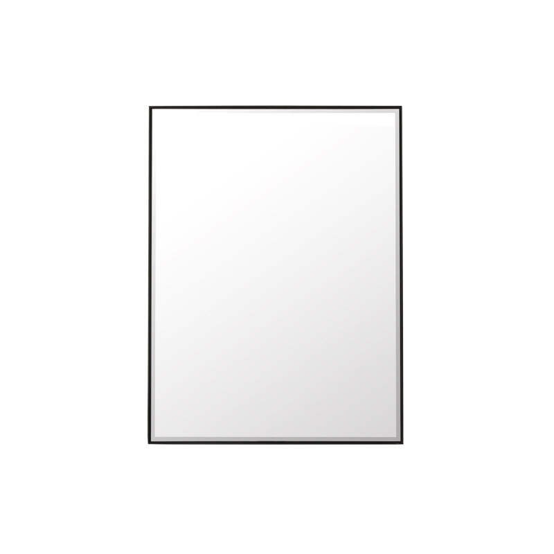 Rohe Flat Metal Beveled Wall Mirror