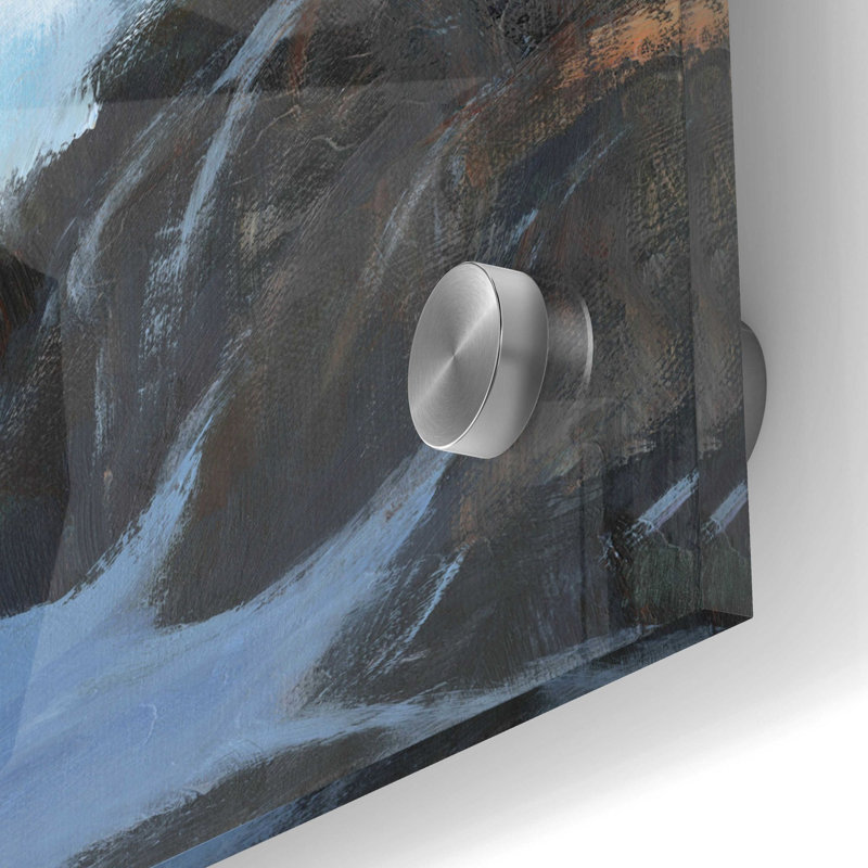 «Rip Tide II» par Tim O'Toole, art mural en verre acrylique, H 24 po x l 24 po x P 0,2 po