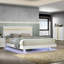 Mobilier de chambre à coucher moderne à DEL sous le lit-749533535-749533534