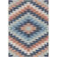 Tapis bleu tissé à plat Kehr Albuquerque Southwestern-84991160