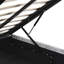 Grand lit de rangement tapissier Hartfried