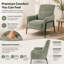 Modern Upholstered Accent Armchair-1334653720
