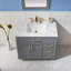 Ensemble de meuble-lavabo simple 36 "avec miroir Candrice-360406370