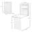 Wall Mounted Fold Out Convertible Desk, Multi-Function Floating Desk With Storage Shelf For Home Office