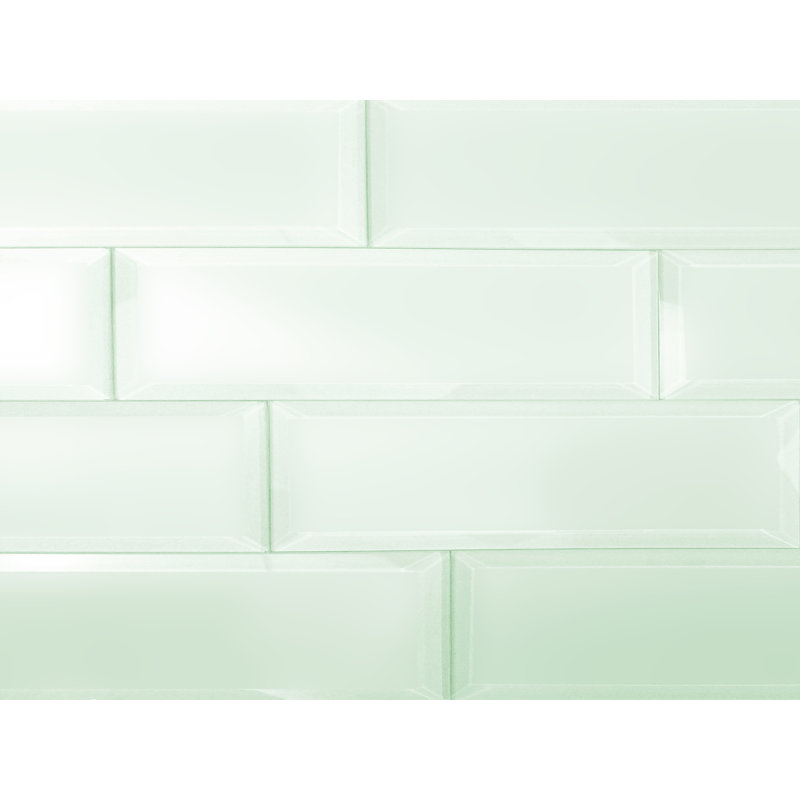 SAMPLE-Frosted Elegance Matte Glass Peel & Stick Subway Tile