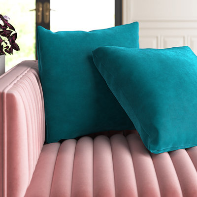  Set of 2 Throw Pillow Covers Only – 18"x18" Decorative Throw Pillow Covers